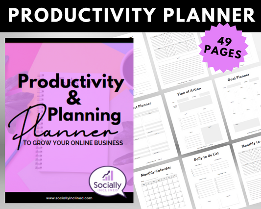 Productivity & Planning Planner