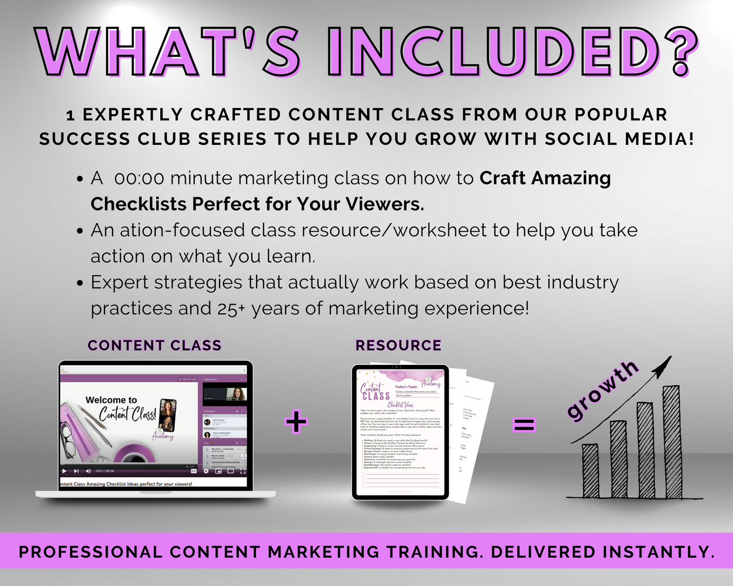 Content Class - Craft Amazing Checklists Perfect for Your Viewers Masterclass