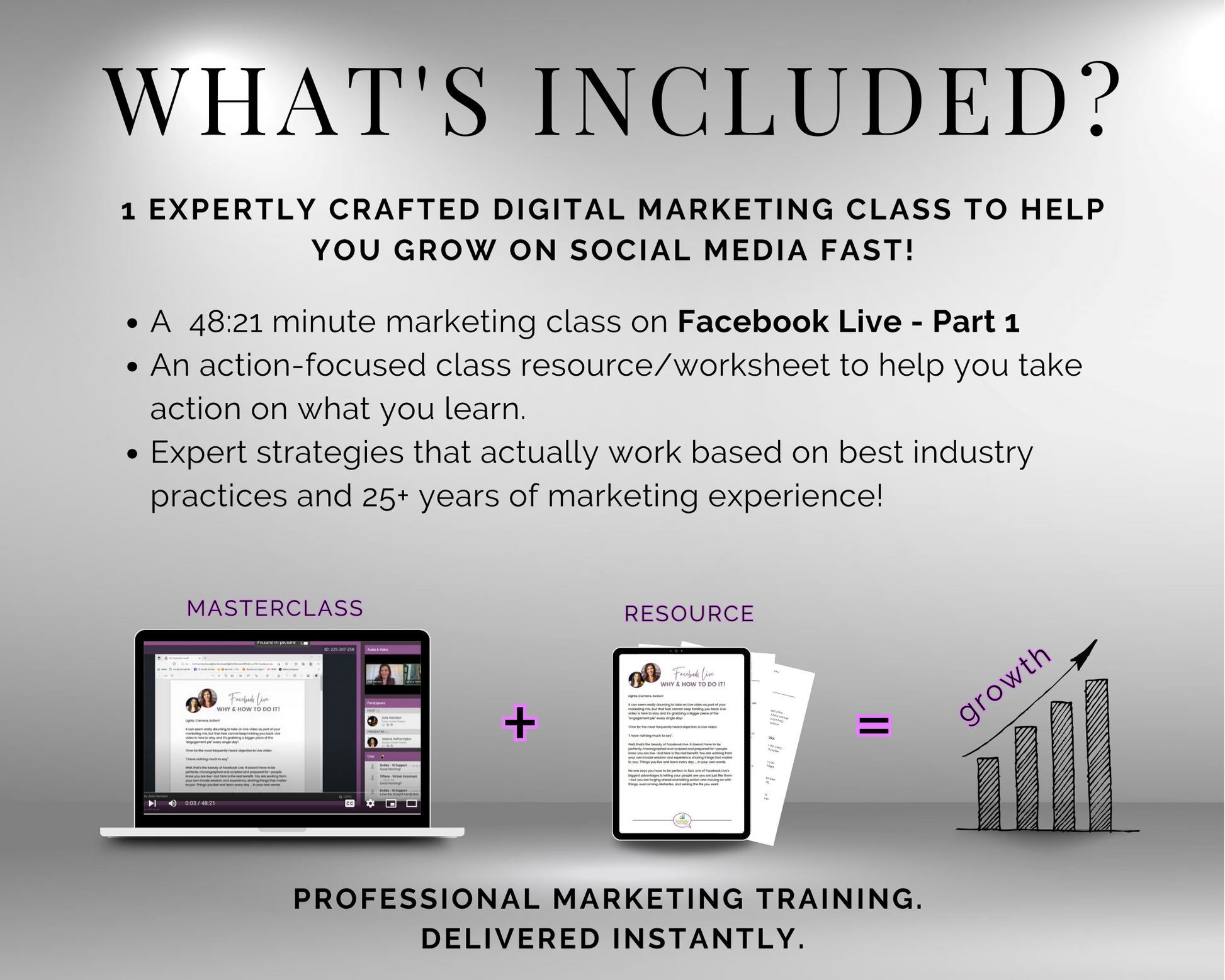 This Get Socially Inclined - TAT - Facebook Live - Part 1 Masterclass offers a comprehensive curriculum that covers all aspects of digital marketing. Whether you are a beginner or an experienced professional, you will gain valuable insights and practical skills in areas such as.