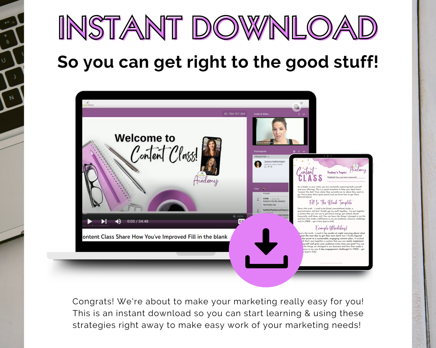 Content Class - Share How You've Improved Masterclass