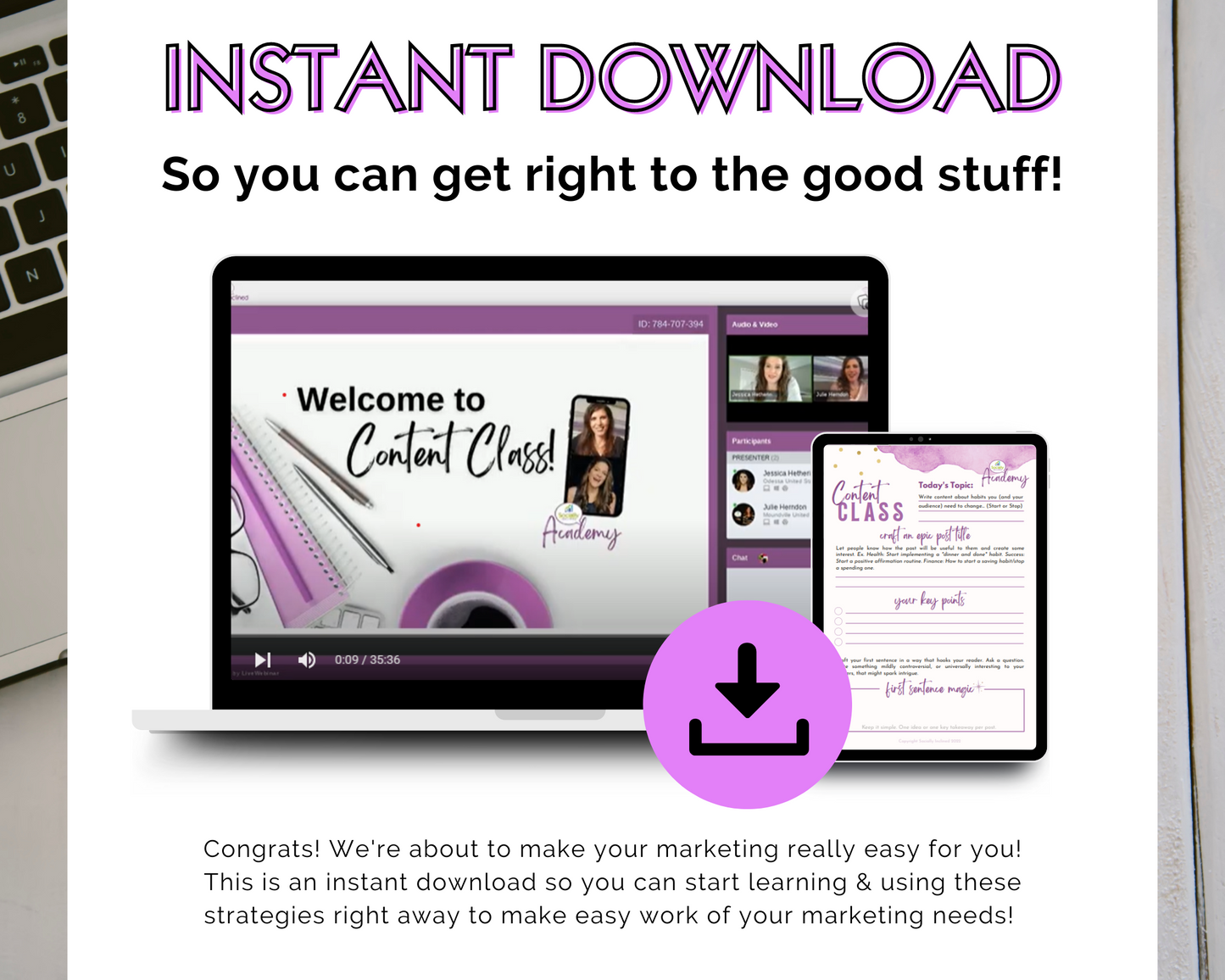 Content Class - Discuss Habits You Need to Change (Stop or Start) Masterclass