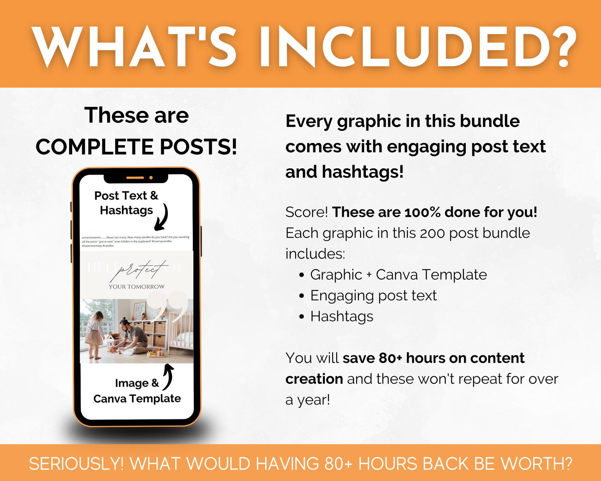 What's included in the complete Insurance Social Media Post Bundle with Canva Templates graphics package from Socially Inclined for insurance and social media content?