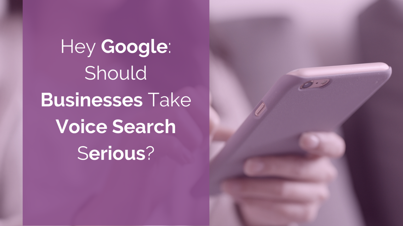 Hey Google: Should Businesses Take Voice Search Serious?