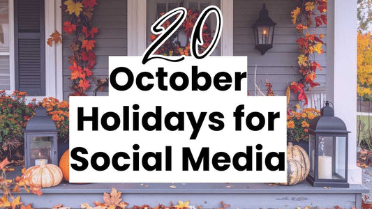 20 October holidays for Social Media