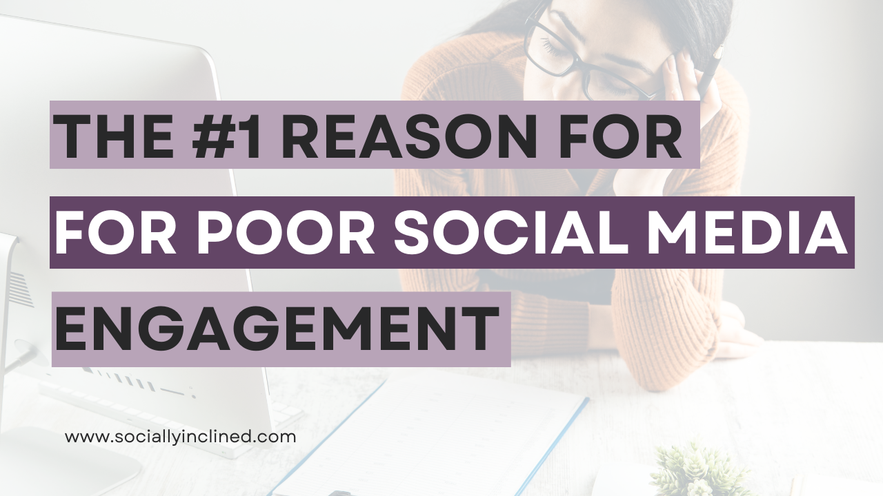 Here's the #1 REASON you're not getting good engagement on social media!