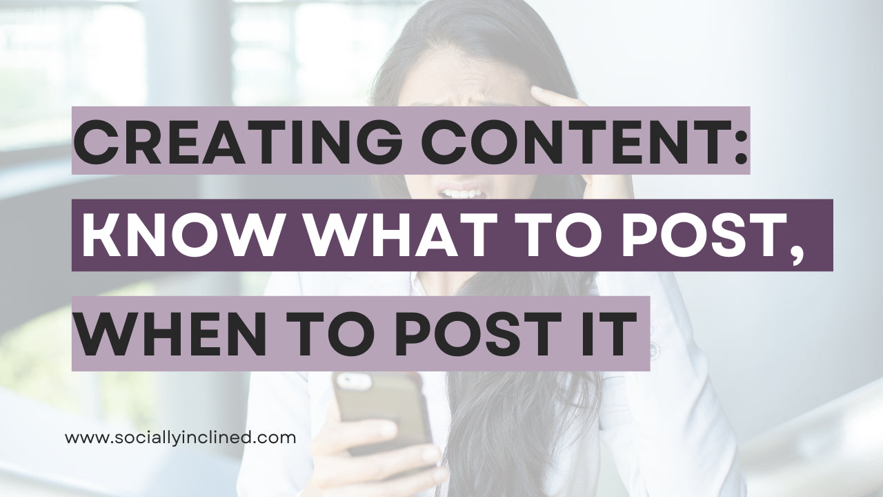 It's Not All About You! Creating Content, Knowing What to Post, and When to Pivot!