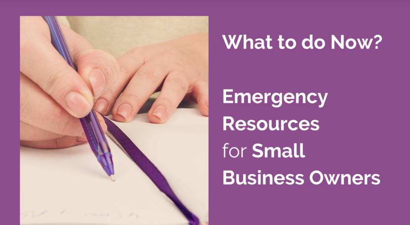 What to do Now? Resources for Small Business Owners