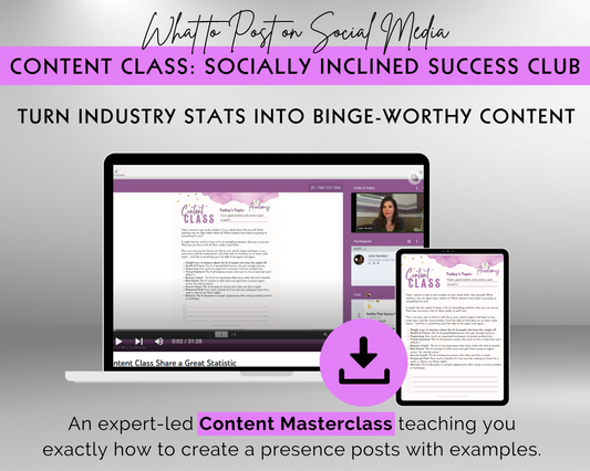 Content Class - Turn Industry Stats into Binge-worthy Content Masterclass