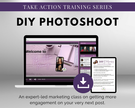 Get Socially Inclined's TAT - DIY Photoshoot Masterclass training series.