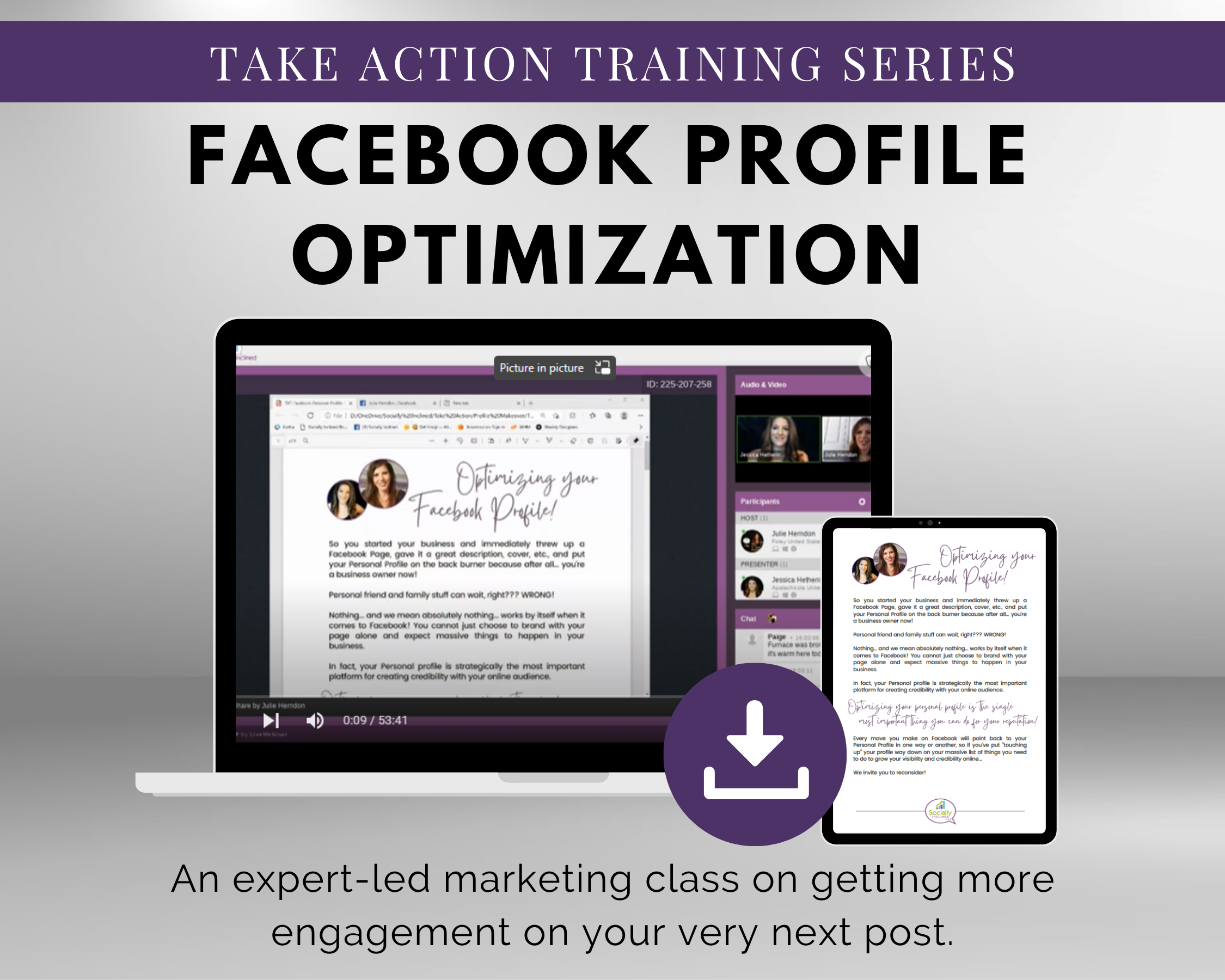 Get Socially Inclined - TAT - Facebook Profile Optimization Masterclass training