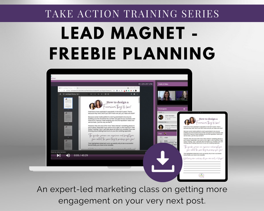 Get Socially Inclined - TAT - Lead Magnet - Freebie Planning Masterclass
