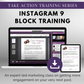 Take action training for Instagram with the TAT - Instagram 9 Block Training Masterclass by Get Socially Inclined.