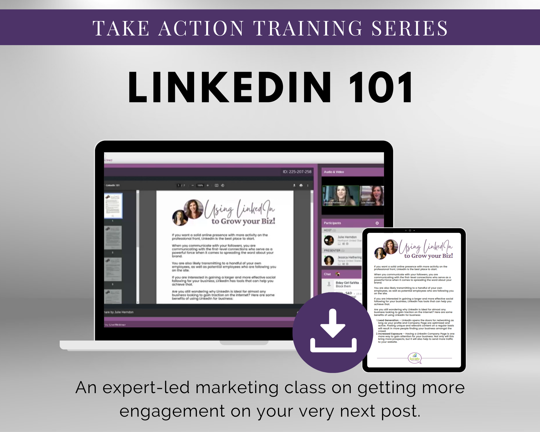 Take Get Socially Inclined's TAT - LinkedIn 101 Masterclass to enhance your skills and knowledge of using LinkedIn effectively. Learn the essentials of LinkedIn in this comprehensive LinkedIn 101 course.
