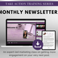 Engaging Get Socially Inclined TAT - Monthly Newsletters Masterclass.