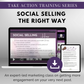 Take action training series for TAT - Social Selling the Right Way Masterclass by Get Socially Inclined.