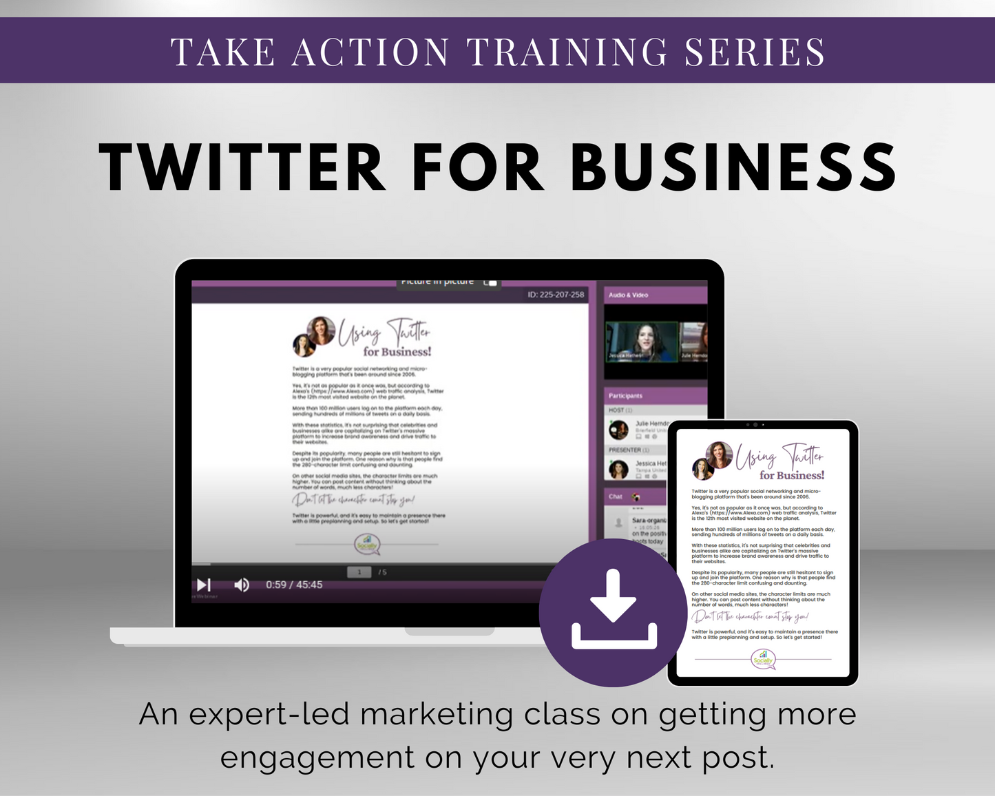 Enhance your business's online presence with our comprehensive TAT - Twitter X for Business Masterclass training series. Gain the knowledge and skills necessary to effectively leverage Twitter as a marketing tool and take action to grow your Get Socially Inclined brand.