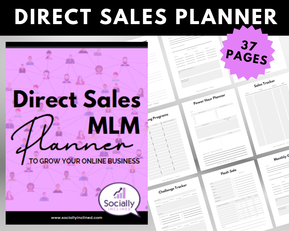 Mlm Sales Direct Sales MLM Planner – Socially Inclined