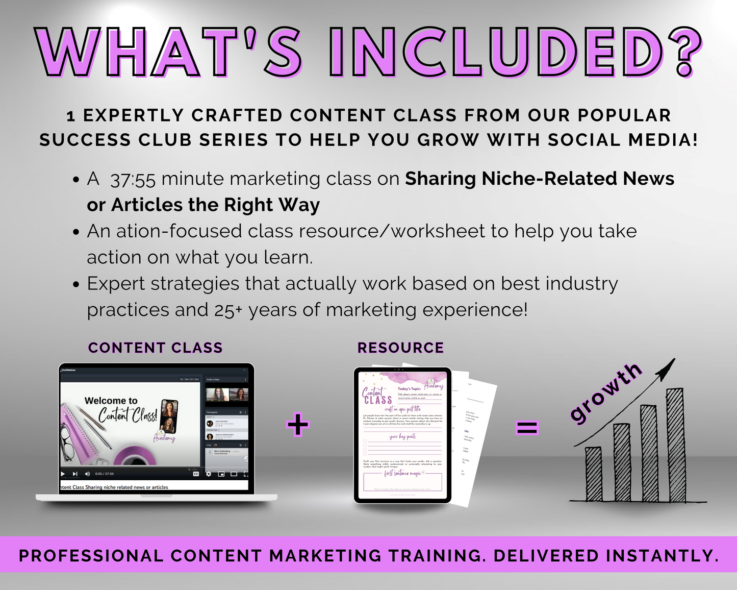 Content Class - Sharing Niche-Related News or Articles the Right Way Masterclass