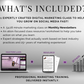 What's included in the Get Socially Inclined Take Action Series - Monthly Newsletters Masterclass digital marketing class?