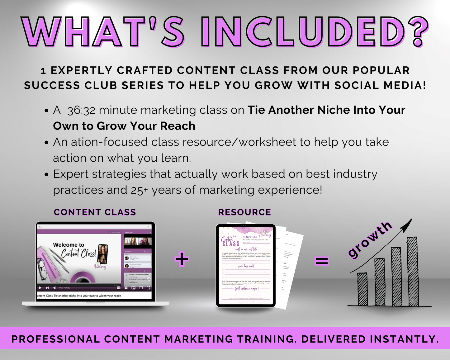 Content Class - Tie Another Niche Into Your Own to Grow Your Reach Masterclass
