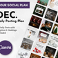 Your December Daily Posting Plan - Get Socially Inclined.