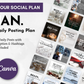 January Daily Posting Plan - Your Social Plan
