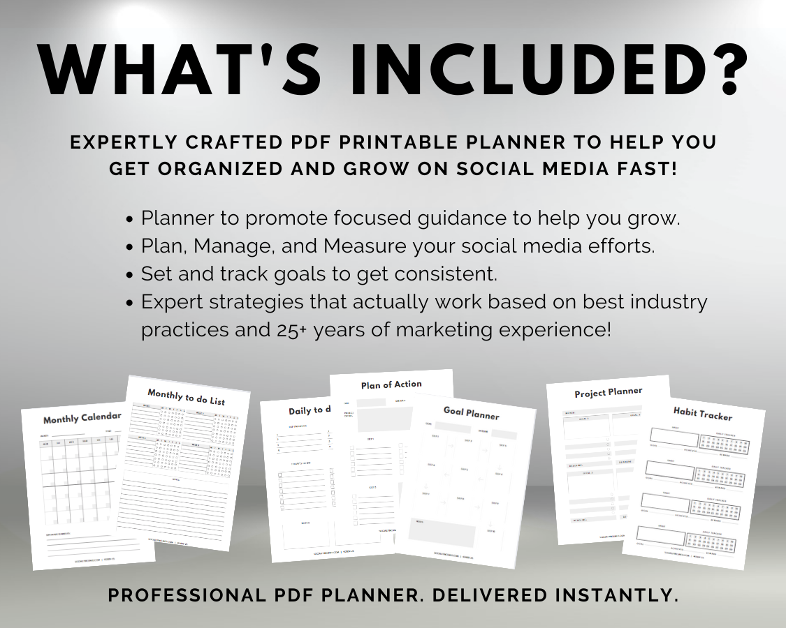 Productivity Planning Planner