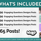 Engaging Questions for Social Media Post Bundle with Canva Templates