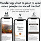 The October Daily Posting Plan - Your Social Plan by Get Socially Inclined is a well-organized social media posting schedule for October 2025.