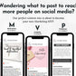 Three smartphones showcase posts with strategies for growth, motivation, and visibility from Get Socially Inclined's February Daily Posting Plan - Your Social Plan, perfect for crafting an impactful and efficient social media presence.