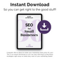 SEO for Small Businesses 30-Day Action Plan
