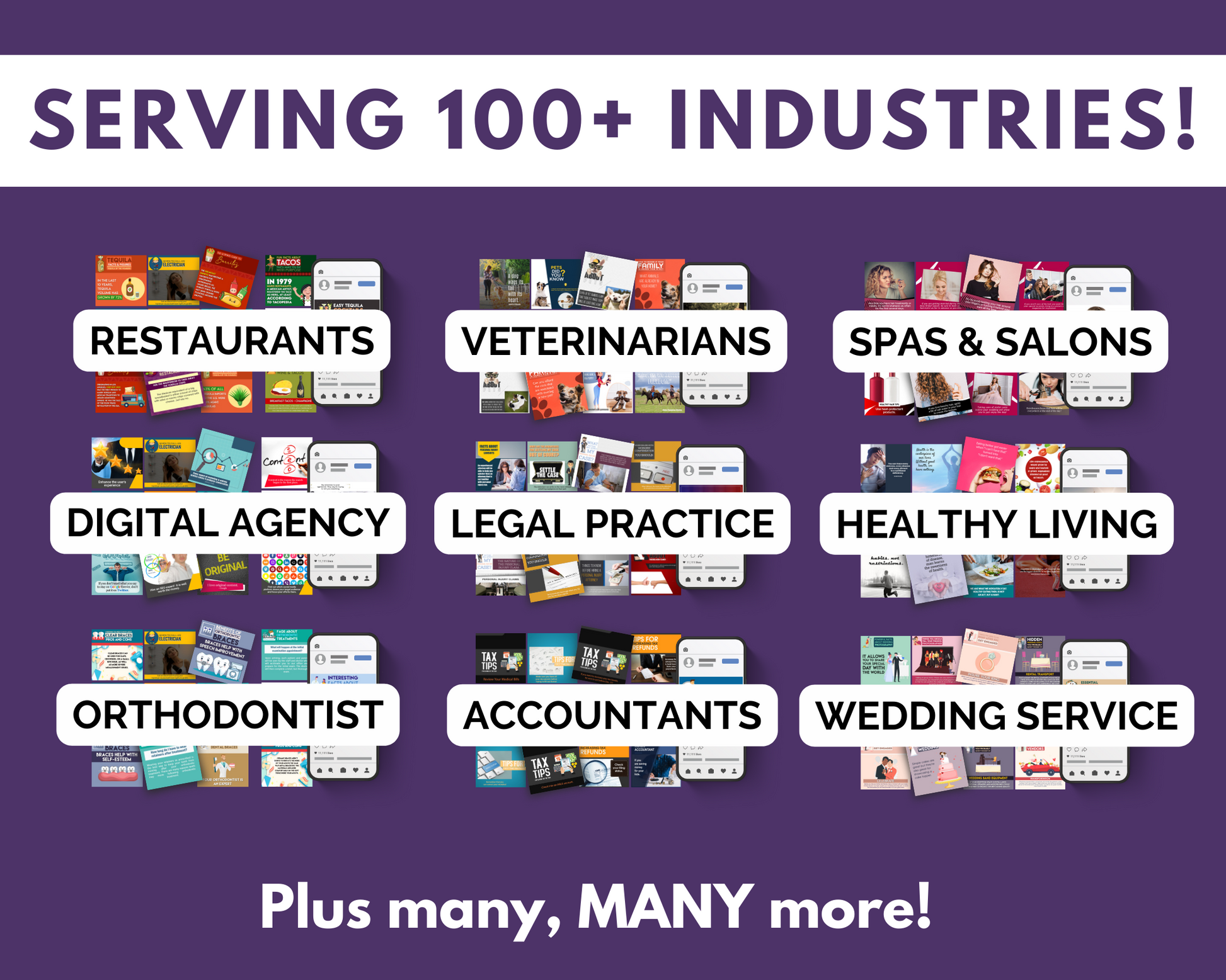 A Get Socially Inclined Socially Suite Membership serving 100+ industries with a focus on online presence.