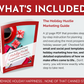 What's included in the HUGE Holiday Hustle Marketing Toolkit by Get Socially Inclined?