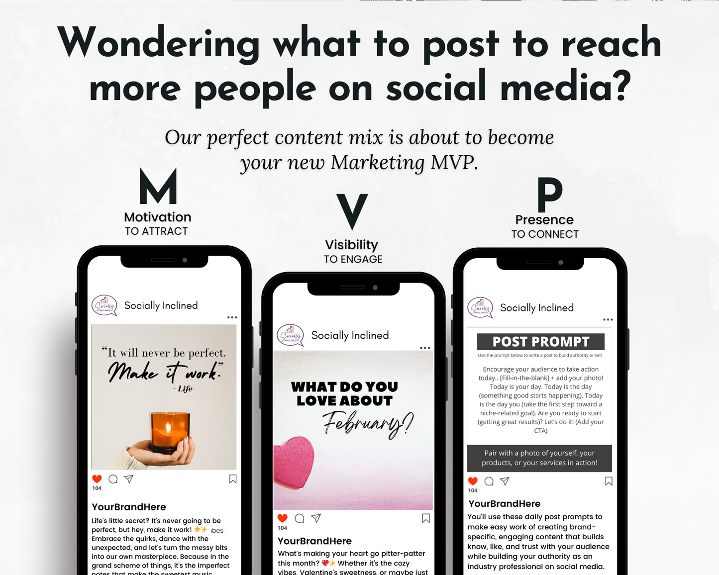 How to improve social media engagement with Get Socially Inclined's February Daily Posting Plan - Your Social Plan for organic growth?
