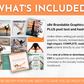 What's included in the Socially Inclined Yoga Social Media Post Bundle - With Canva Templates?