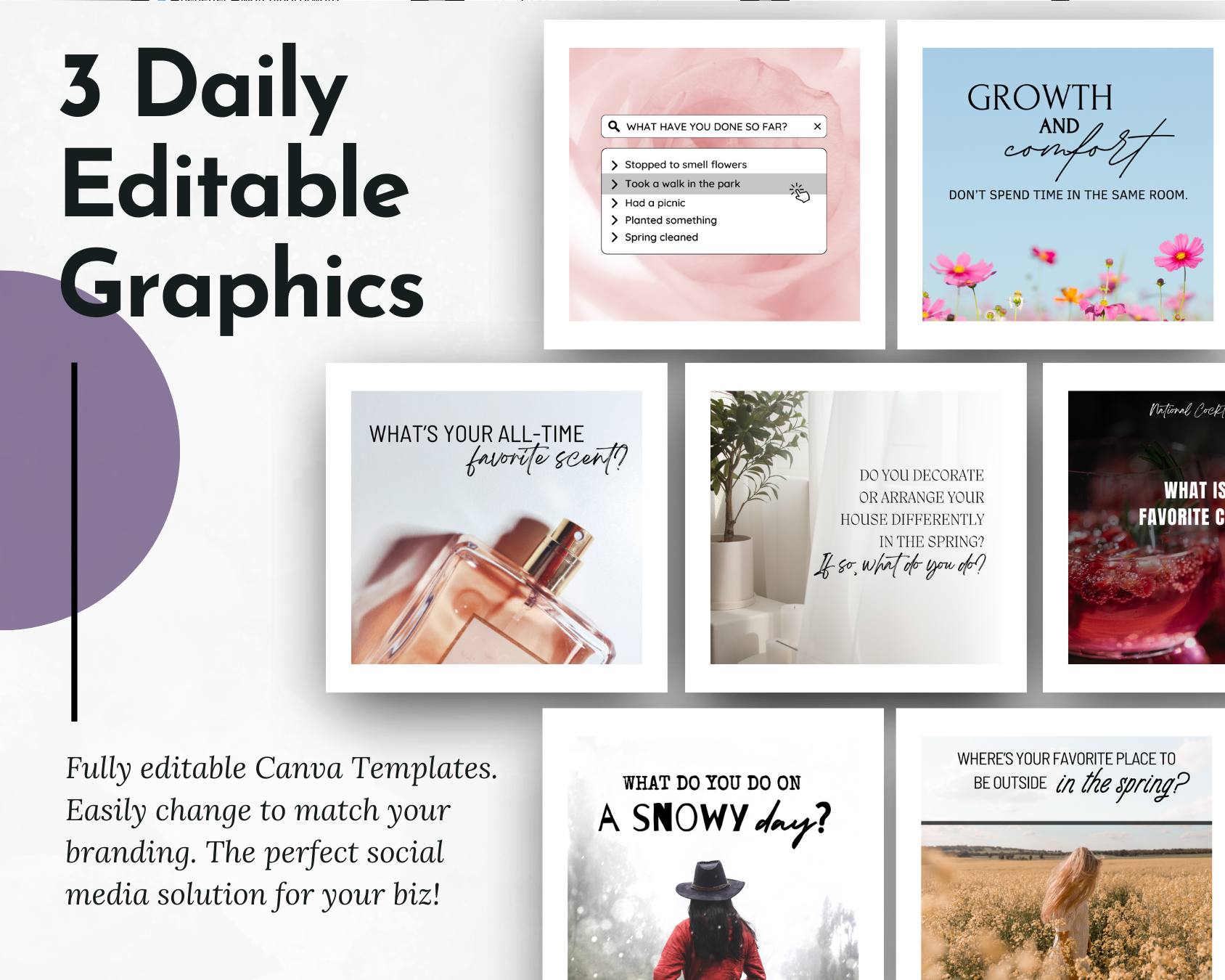 Get ready to propel your business with the March Daily Posting Plan - Your Social Plan by Get Socially Inclined. These eye-catching visuals are sure to boost engagement and take your online presence to the next level.