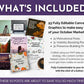 A promotional graphic for Get Socially Inclined's October Daily Posting Plan - Your Social Plan: 93 editable Canva posts with motivational, visibility, and presence-building content—ideal for daily social media in October 2025. Sample images included.