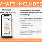 What's included in your yoga business? Get professionally designed social media posts from Socially Inclined to amplify your presence and attract more clients to your Yoga studio with the Yoga Social Media Post Bundle - Canva Templates.