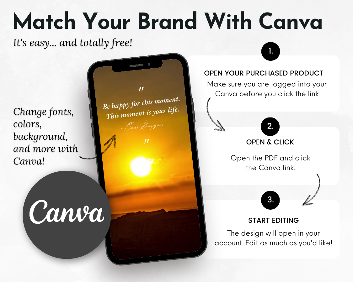 Enhance your online presence and social media engagement by matching your brand with 100 Video Quote Reels using Canva Templates from Get Socially Inclined.