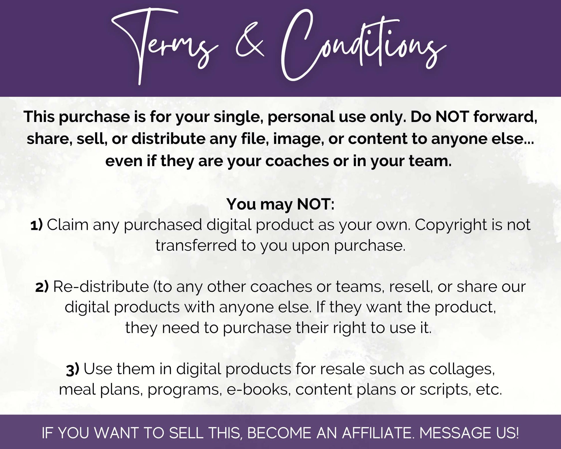 The terms for purchasing the March Daily Posting Plan by Get Socially Inclined prohibit sharing, redistributing, or reselling without permission. Use it or the Boost Engagement strategies to optimize your use while respecting these guidelines.