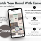 Match your Socially Inclined brand with the Book Lover's Social Media Post Bundle with Canva Templates.