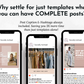 Four Boutique & Style Store Social Media Post Bundles with Canva Templates for fashion content from Socially Inclined.