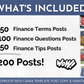 Finance Social Media Post Bundle with Canva Templates