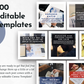 200 Finance Social Media Post Bundle with Canva Templates for Instagram by Socially Inclined.