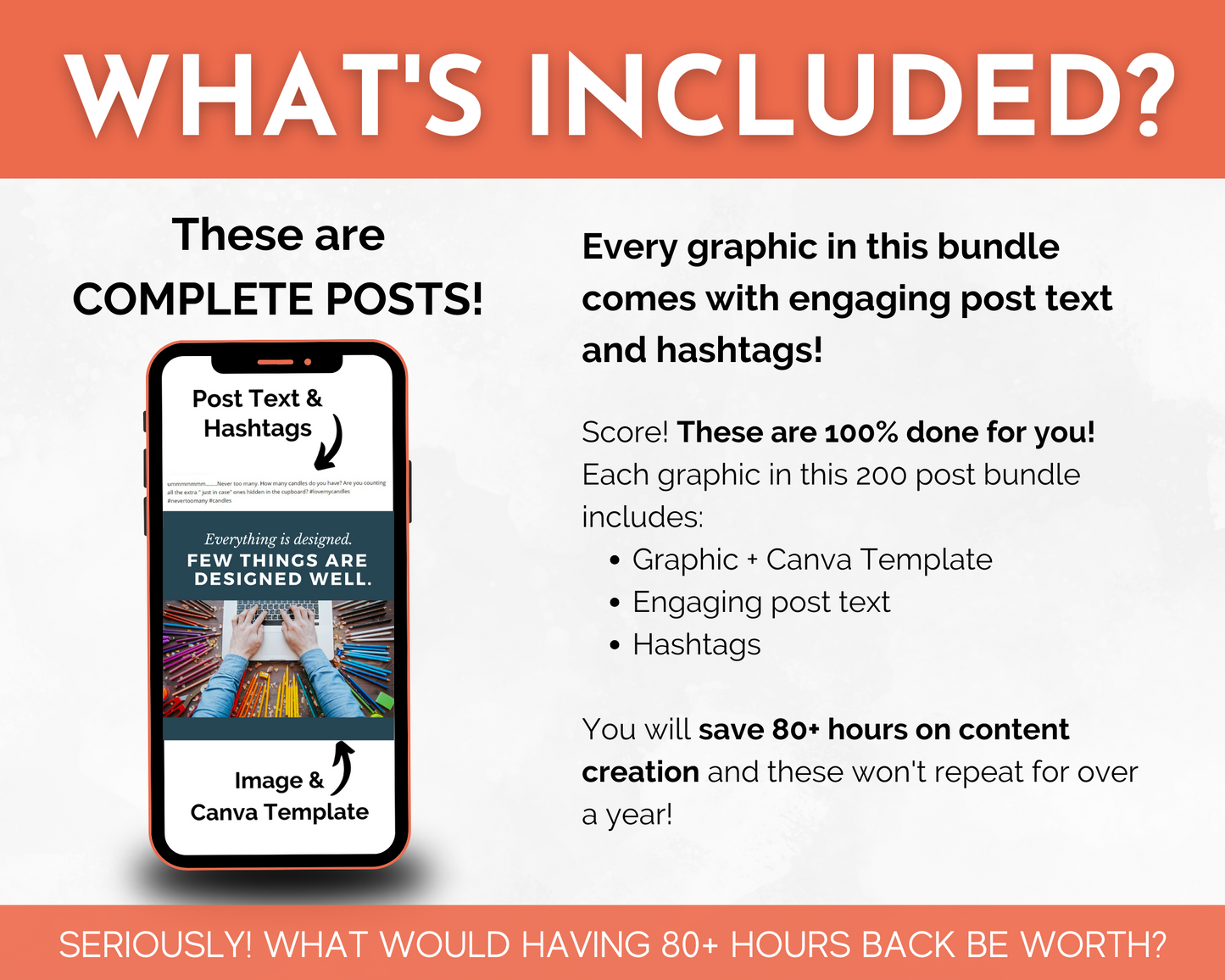 What's included in the Socially Inclined complete social media package featuring the Graphic Design Social Media Post Bundle with Canva Templates?