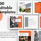 400 editable Instagram templates for the Health & Wellness Coaches Social Media Post Bundle with Canva Templates from Socially Inclined.