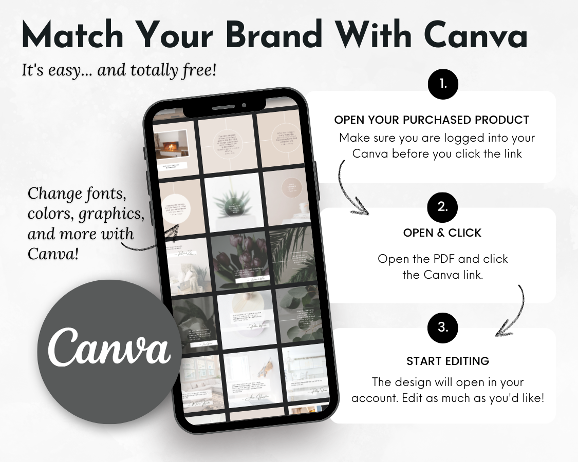 Elevate your brand with Socially Inclined Canva templates tailored specifically for interior designers. Create stunning home decor content bundles that are sure to attract attention and optimize your brand's visibility with SEO keywords.