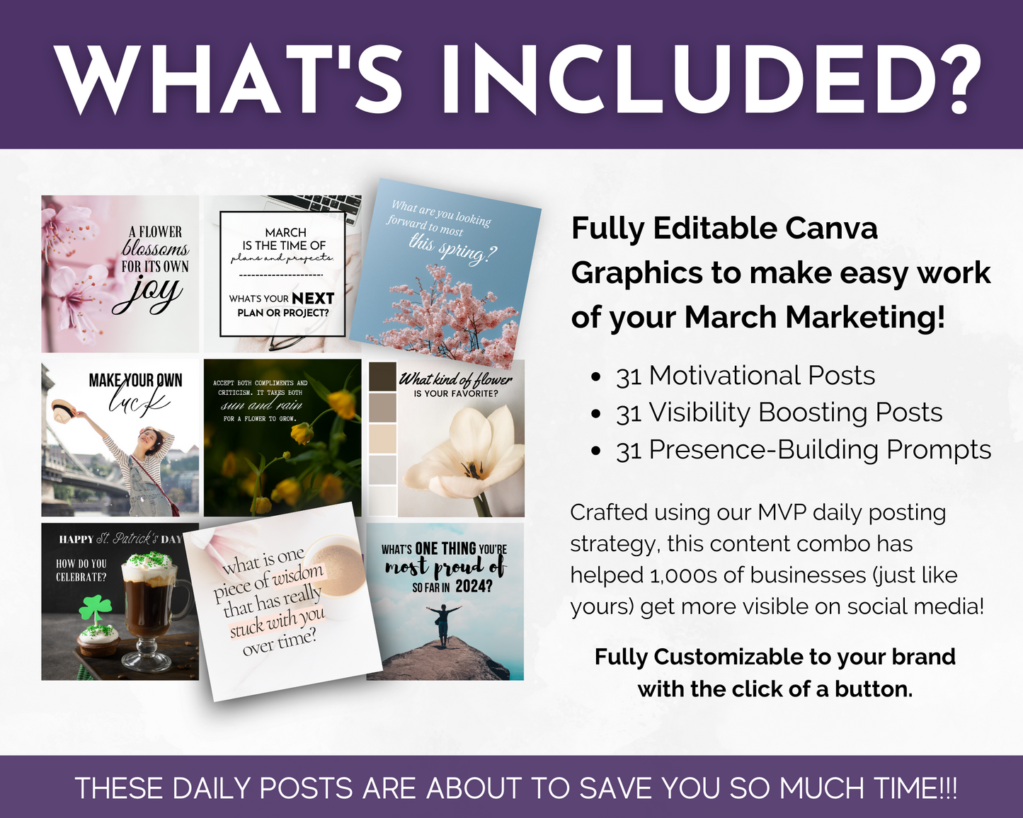 Discover what is included in the March Daily Posting Plan - Your Social Plan bundle from Get Socially Inclined, featuring a strong social media presence and engaging content creation.