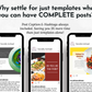 A screenshot of a screenshot of a Socially Inclined Nutrition & Food Social Media Post Bundle | 500 Posts with Canva Templates.