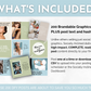 What's included in the Skincare Social Media Post Bundle with Canva Templates from Socially Inclined?